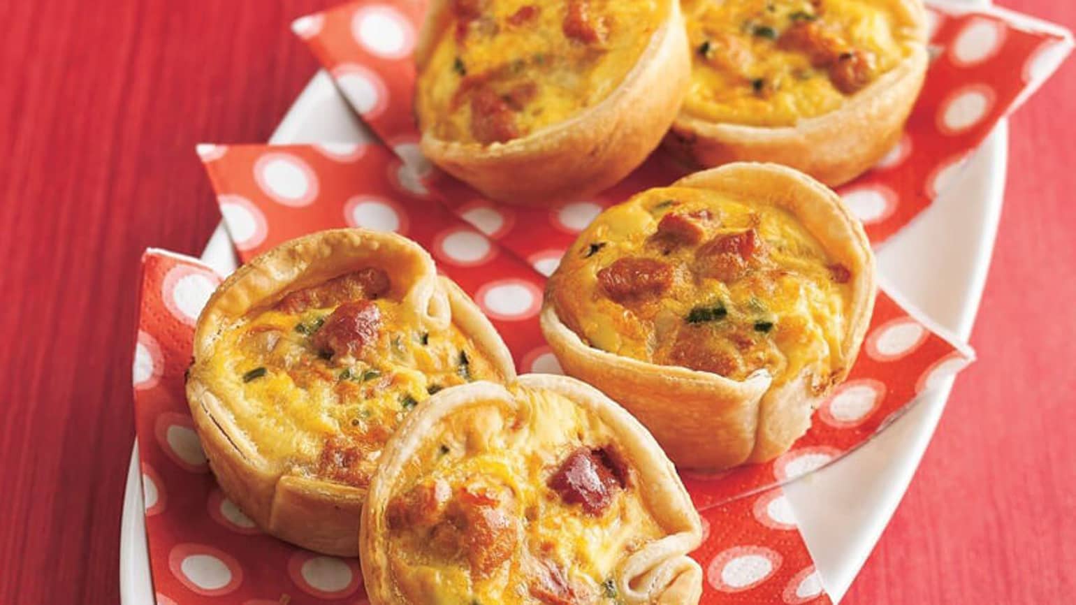 Spicy Mexican Quiche Cups